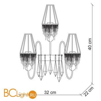 Бра Patrizia Garganti Burlesque PG208 - Схема